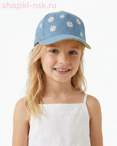 4229-МВ Бейсболка для девочки (52-56) - Шапки-НСК. Головные уборы оптом и в розницу.