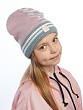 Головные уборы Fishka 212557-G-W Колпак для девочки флис (52-56) - 7
