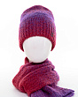 Комплекты Levelpro Лантана-Чина (шапка+шарф) Комплект - маджента