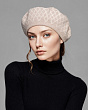 Головные уборы Di Lana 514 Берет женский флис (56-58) - св.фрез-белый