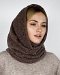 Головные уборы Verenitsa (Svetlitsa) 185.03/00-72 Капор-снуд (56-58) - шоколад