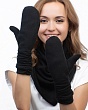 Перчатки, варежки, митенки Verenitsa (Svetlitsa) 160.01/00-24 флис Варежки - черный