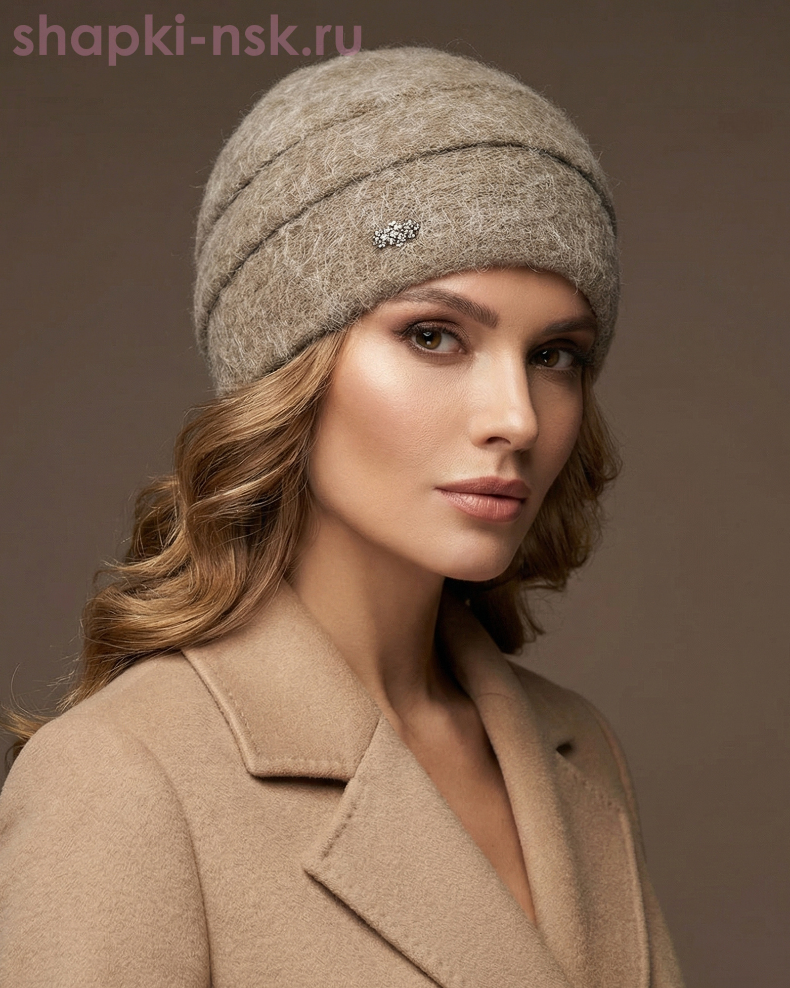 Лаванда 556 Шапка женская (56-58)