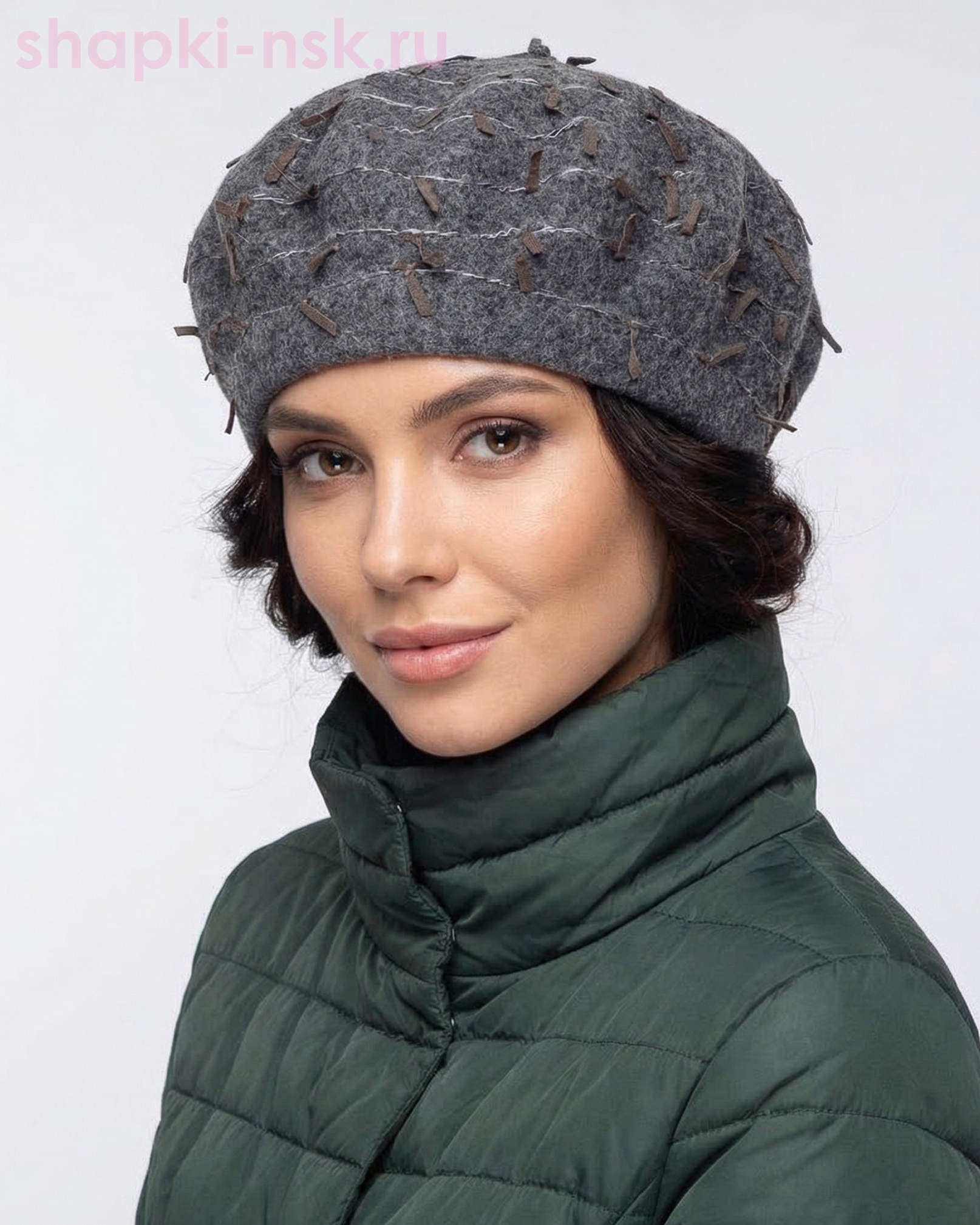 HAPPY мягкий фетр Берет (56-57)