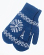Перчатки, варежки, митенки Noryalli 59005 (р-р 16-18) Варежки - синий-белый