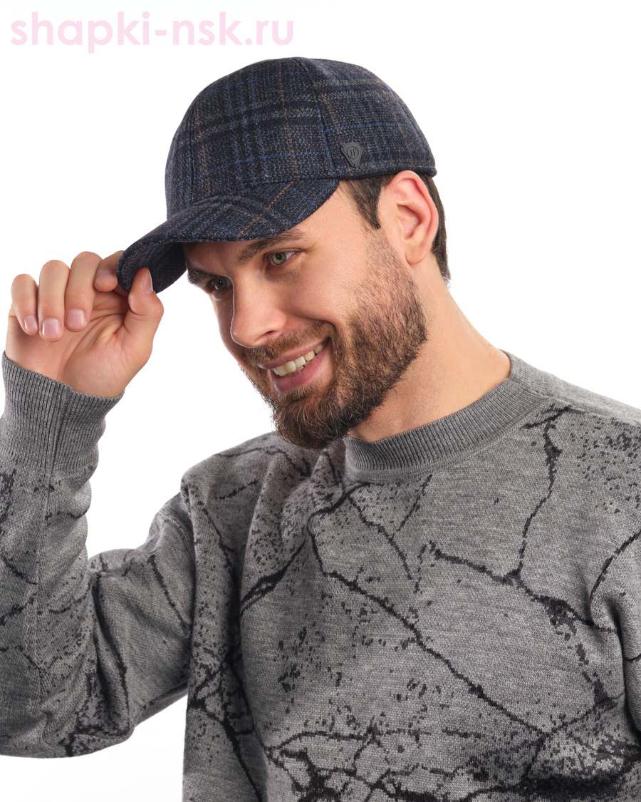 071-25 Бейсболка мужская флис (56-62)