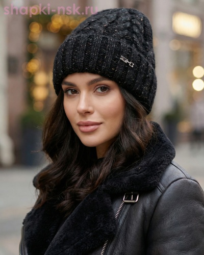 Марсель 458 Шапка женская флис (56-58) - Шапки-НСК. Головные уборы оптом и в розницу.