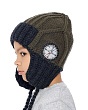 Головные уборы Marhatter 7987 Ушанка для мальчика флис (50-54) - т.хаки