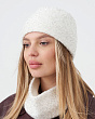 Модель: Мур пряжа Альпака пайетки Шапка (56-58), Цвет: молочный Головные уборы Levelpro Мур пряжа Альпака пайетки Шапка (56-58) - молочный