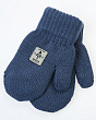 Перчатки, варежки, митенки Теплыши 908-TM шерсть (р-р 13/3-4 года) Варежки - т.джинс