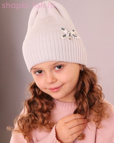 07-96-M Бини для девочки (52-54) - Шапки-НСК. Головные уборы оптом и в розницу.