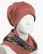 Комплекты Avenue 0121к СП Комплект женский флис (шапка+снуд) (56-58) - 592/125 терракотовый