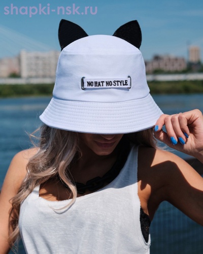 827 Панама с ушками (56-58) - Шапки-НСК. Головные уборы оптом и в розницу.