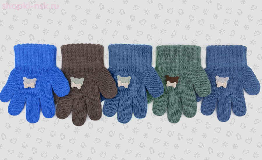 099-TGm Перчатки для мальчика (1-2 года)