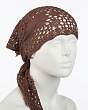 Головные уборы Korkki 05425 1S KCNW Тиес Косынка (85 х 35) - шоколад
