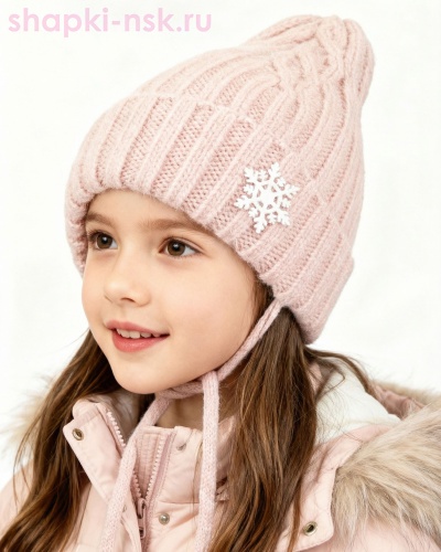 13206/2 MGH Шапка для девочки флис (50-52) - Шапки-НСК. Головные уборы оптом и в розницу.