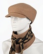 Головные уборы Инга Шляпный дом Варшава Комплект женский (кепка+бактус) (57-59) - т.бежевый