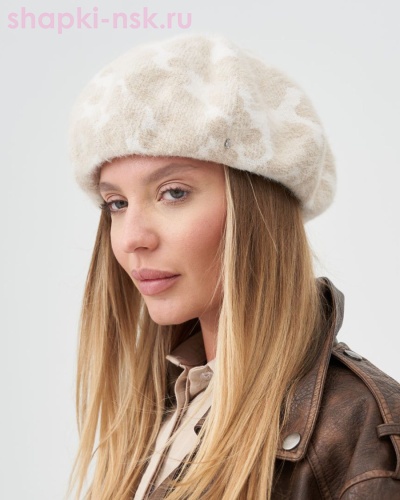 Молли трикотаж ягуар Берет флис (56-58) - Шапки-НСК. Головные уборы оптом и в розницу.