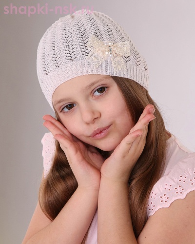 05-56-ST Шапка для девочки (52-54) - Шапки-НСК. Головные уборы оптом и в розницу.