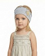 Модель: 371-34-FT Повязка для девочки (48-50), Цвет: серый меланж Головные уборы Поляярик 371-34-FT Повязка для девочки (48-50) - 1