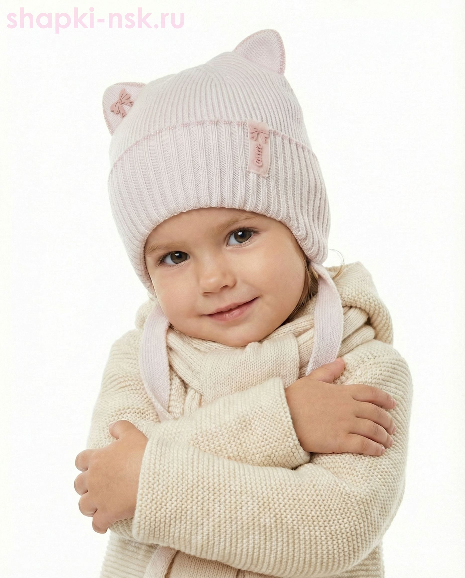 06-5-M Шапка с ушками (48-50)