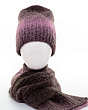 Комплекты Levelpro Лантана-Чина (шапка+шарф) Комплект - розово-коричневый