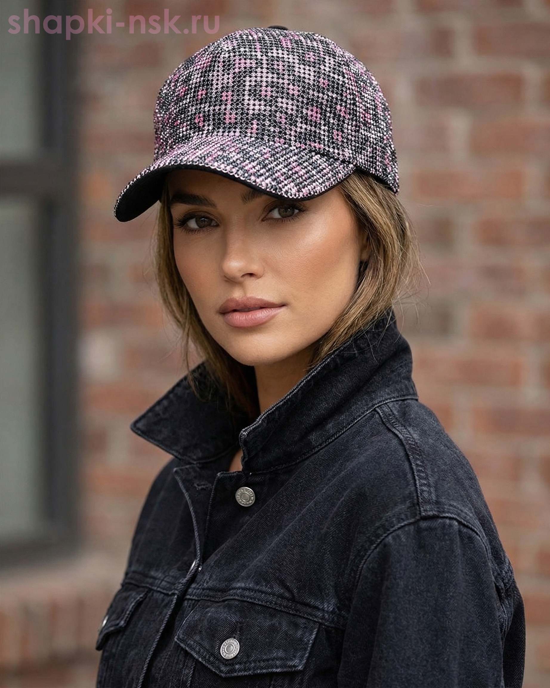 B61 леопард Бейсболка женская (56-58)