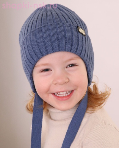 07-15-E Шапка для мальчика (50-52) - Шапки-НСК. Головные уборы оптом и в розницу.