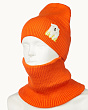 Комплекты Поляярик 17-29-L флис (50-54)(колпак,шарф) Комплект - оранжевый