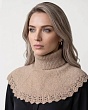 Шарфы, снуды, прочие Paola Belleza 603 PB Манишка женская (42-52) - кофейный
