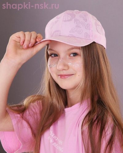 608-BS Бейсболка для девочки (52-54) - Шапки-НСК. Головные уборы оптом и в розницу.