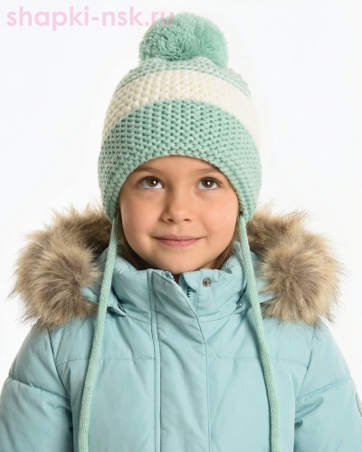 14389/2 MGH Колпак для девочки флис (50-52) - Шапки-НСК. Головные уборы оптом и в розницу.
