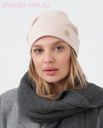 Стиль LP 020/1 трикотаж К4 Премиум Бини (56-58) - Шапки-НСК. Головные уборы оптом и в розницу.