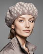 Головные уборы Di Lana 515 Берет женский флис (56-58) - реч.жемчуг-какао