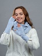 Перчатки, варежки, митенки Verenitsa (Svetlitsa) 103.00/00-6 (р-р 6-8) Митенки - бл.голубой