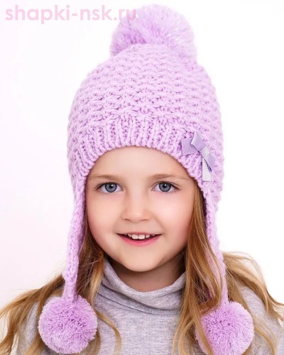 11236/2 MGU Шапка для девочки флис (50-52) - Шапки-НСК. Головные уборы оптом и в розницу.