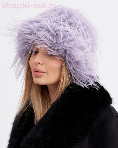 Рита экомех Страус Панама женская (56-58) - Шапки-НСК. Головные уборы оптом и в розницу.