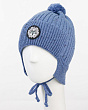 Головные уборы Marhatter 14521/2 MBU Ушанка для мальчика флис (50-54) - серо-голубой