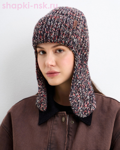 14326/2 MWU Ушанка женская флис (56-58) - Шапки-НСК. Головные уборы оптом и в розницу.