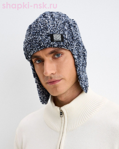 14368/2 MMU Ушанка мужская флис (57-59) - Шапки-НСК. Головные уборы оптом и в розницу.