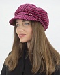 Модель: 564/2-Д Кепка (56-59), Цвет: фуксия-черный Головные уборы Сиринга 564/2-Д Кепка (56-59) - 1