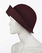Головные уборы Инга Шляпный дом Роза шерсть Шляпа женская - бордовый