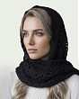 Шарфы, снуды, прочие Paola Belleza 600 PB Косынка женская (120 х 60) - черный