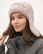 Головные уборы Forti 1015 WH Ушанка женская (56-58) - молочный-бежевый