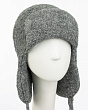 Головные уборы La Planda Юстина 755 Ушанка женская (56-58) - серый