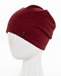Головные уборы Levelpro Лого медальон 004 трикотаж К3 Бини (56-58) - красный меланж