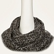 Шарфы, снуды, прочие Gulyann Knitwear Baska Снуд - черный-т.серый