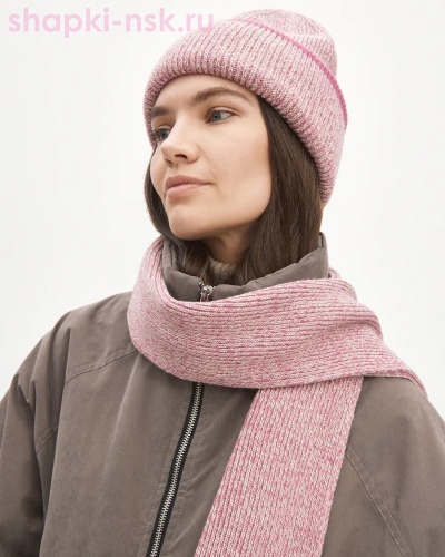 147 KWH Комплект женский (колпак+шарф) (56-58) - Шапки-НСК. Головные уборы оптом и в розницу.