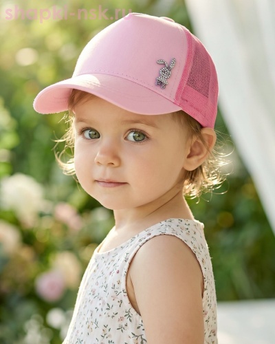 922-BS Бейсболка для девочки(46-48) - Шапки-НСК. Головные уборы оптом и в розницу.