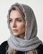 Шарфы, снуды, прочие Paola Belleza 596 PB Косынка женская (140 х 60) - св.серый